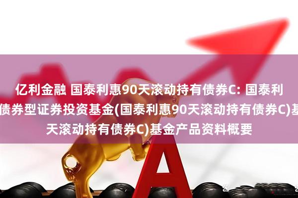 亿利金融 国泰利惠90天滚动持有债券C: 国泰利惠90天滚动持有债券型证券投资基金(国泰利惠90天滚动持有债券C)基金产品资料概要
