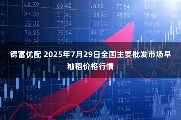 锦富优配 2025年7月29日全国主要批发市场早籼稻价格行情